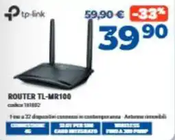 Elettrosintesi tp-link Router TL-MR100 offerta