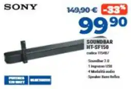 Elettrosintesi Sony Soundbar HT-SF150 offerta