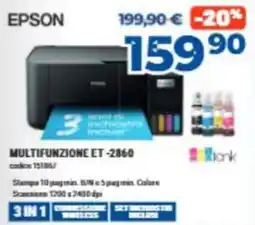 Elettrosintesi Epson Multifunzione ET-2860 offerta