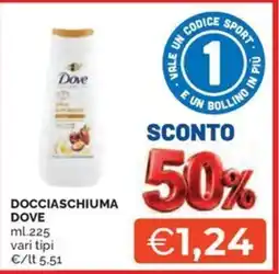 Maxisconto Docciaschiuma Dove offerta
