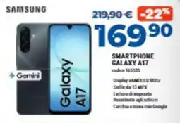 Elettrosintesi Samsung Smartphone Galaxy A17 offerta