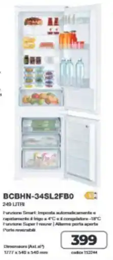 Elettrosintesi Refrigeratore BCBHN-34SL2FB0 offerta