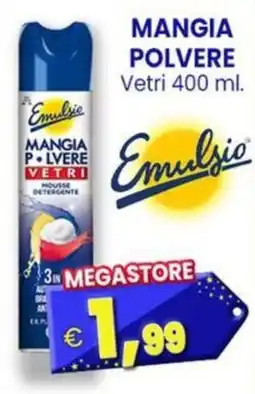 Punto Shopping Megastore Mangia polvere vetri Emulsio offerta