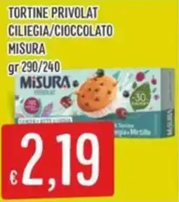 IperSisa Tortine privolat ciliegia/cioccolato misura offerta