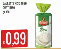 IperSisa Gallette riso tubo Curtiriso offerta