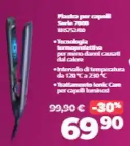 Elettrosintesi Piastra per capelli Serie 7000 offerta