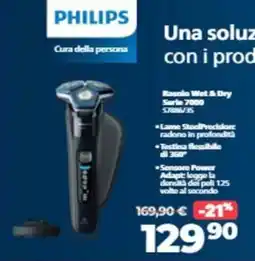 Elettrosintesi Philips Rasolo Wet & Dry Serie 7000 offerta