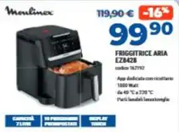 Elettrosintesi Moulinex friggitrice aria offerta