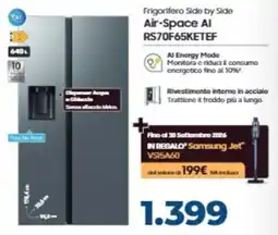 Elettrosintesi Frigorifero Side by Side Air-Space AI offerta