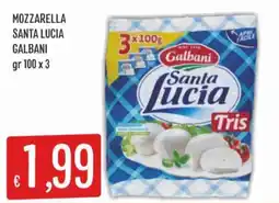 IperSisa Mozzarella Santa Lucia Galbani offerta