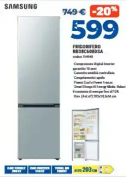 Elettrosintesi Samsung Frigorifero offerta