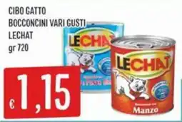 IperSisa Cibo gatto bocconcini vari gusti Lechat offerta