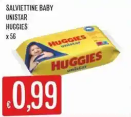 IperSisa Salviettine baby Huggies unistar offerta