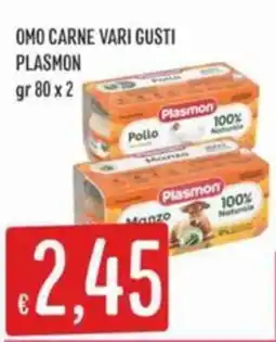 IperSisa Omo carne vari gusti Plasmon offerta
