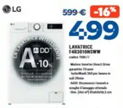 Elettrosintesi Lavatrice intelligente LG offerta