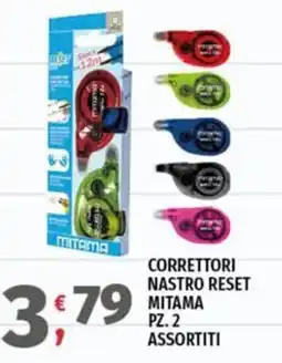 Vivo Supermercati Correttori nastro reset Mitama offerta