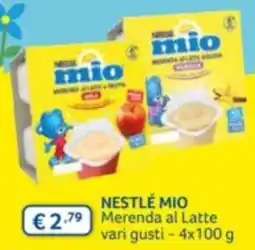 Paniate Nestlé Mio Merenda al Latte offerta