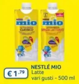Paniate Nestlé mio Latte offerta