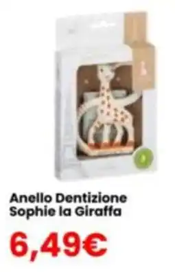 Paniate Anello Dentizione Sophie la Giraffa offerta