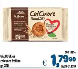 Del Prete Distribuzioni Galbusera colcuore frollino offerta