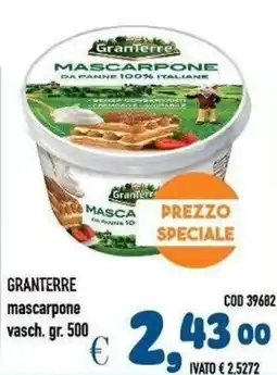 Del Prete Distribuzioni Granterre mascarpone offerta