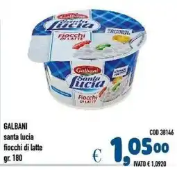 Del Prete Distribuzioni Galbani santa lucia fiocchi di latte offerta