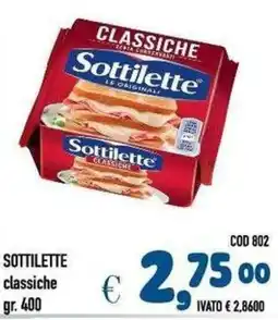 Del Prete Distribuzioni Sottilette classiche offerta