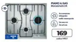 Elettrosintesi Piano a gas RGG6242LOX offerta