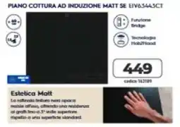 Elettrosintesi Estebica Matt Piano cottura ad induzione offerta
