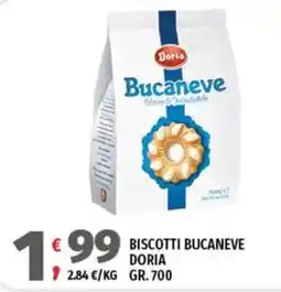 Vivo Supermercati Biscotti Bucaneve Doria offerta