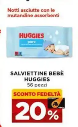 Alì Supermercati Salviettine bebè Huggies offerta