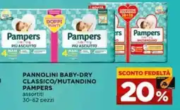 Alì Supermercati Pannolini baby-dry classico/mutandino Pampers offerta