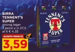 Alì Supermercati Birra Tennent's Super offerta
