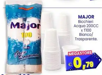 Punto Shopping Megastore Bicchieri Acqua offerta
