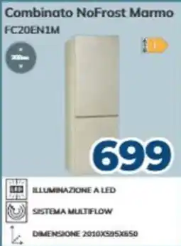 Elettrosintesi Combinato NoFrost Marmo offerta
