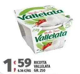 Vivo Supermercati Ricotta Fresca Vallelata offerta