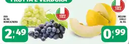 Vivo Supermercati Uva bianca/nera offerta