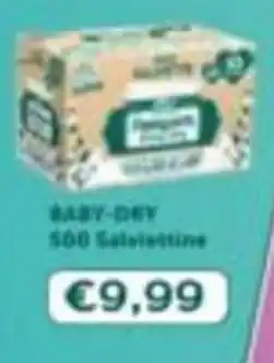 Paniate Baby-dry Salviettine offerta