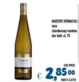 Del Prete Distribuzioni Maestri Vernacoli Chardonnay offerta