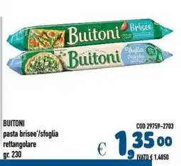 Del Prete Distribuzioni Buitoni pasta brisee/sfoglia rettangolare offerta