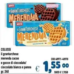 Del Prete Distribuzioni Il granturchese merenda cacao offerta