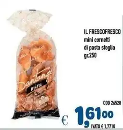 Del Prete Distribuzioni Il fresco fresco mini cornetti di pasta sfoglia offerta