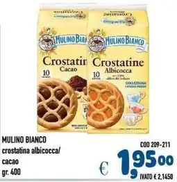 Del Prete Distribuzioni Mulino Bianco crostatina albicocca/cacao offerta