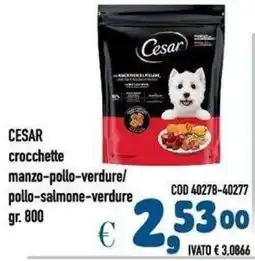 Del Prete Distribuzioni Cesar crocchette manzo-pollo-verdure offerta