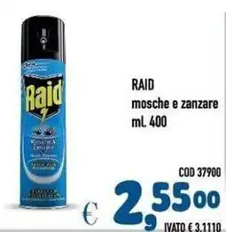 Del Prete Distribuzioni Raid mosche e zanzare offerta