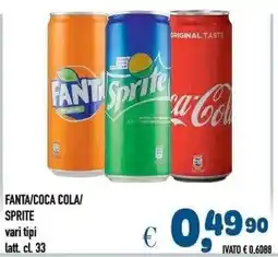 Del Prete Distribuzioni Fanta/Coca Cola/Sprite offerta