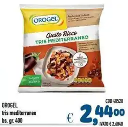 Del Prete Distribuzioni Orogel tris mediterraneo offerta