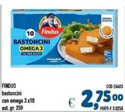 Del Prete Distribuzioni Findus bastoncini con omega 3 offerta