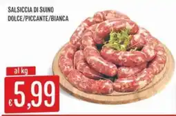 IperSisa Salsiccia di suino offerta