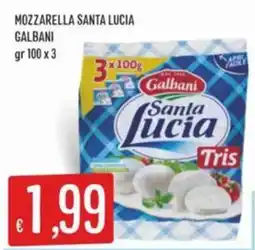 IperSisa Mozzarella Santa Lucia Galbani offerta
